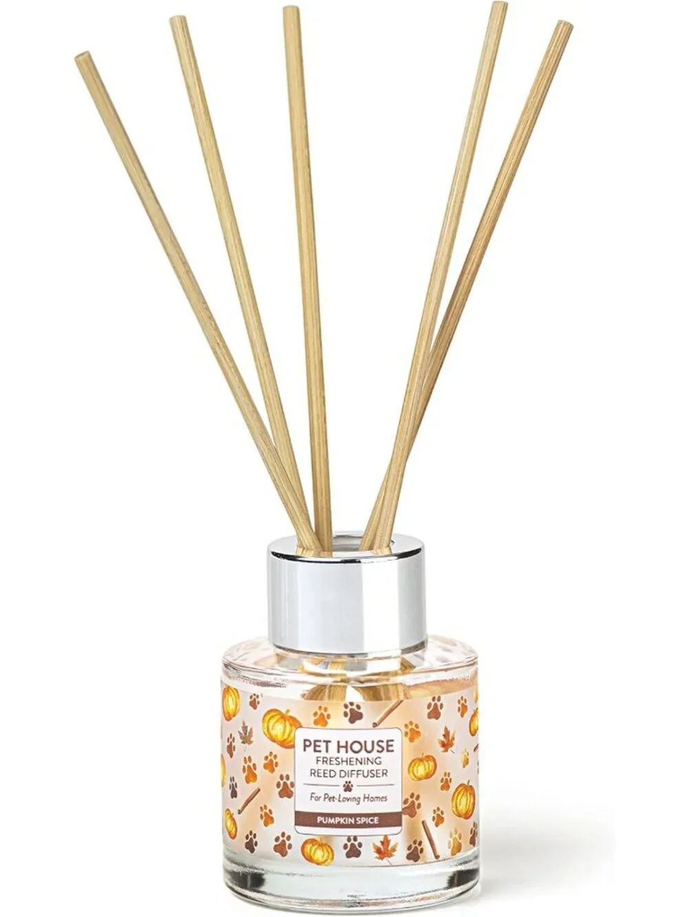 Cozy Pumpkin Spice Reed Diffuser Set for Home Fragrance & Pet-Friendly Freshness